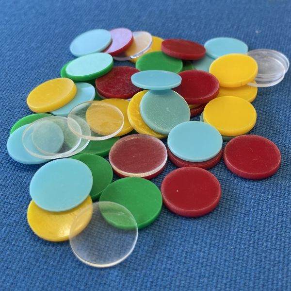 Colored layerd pads